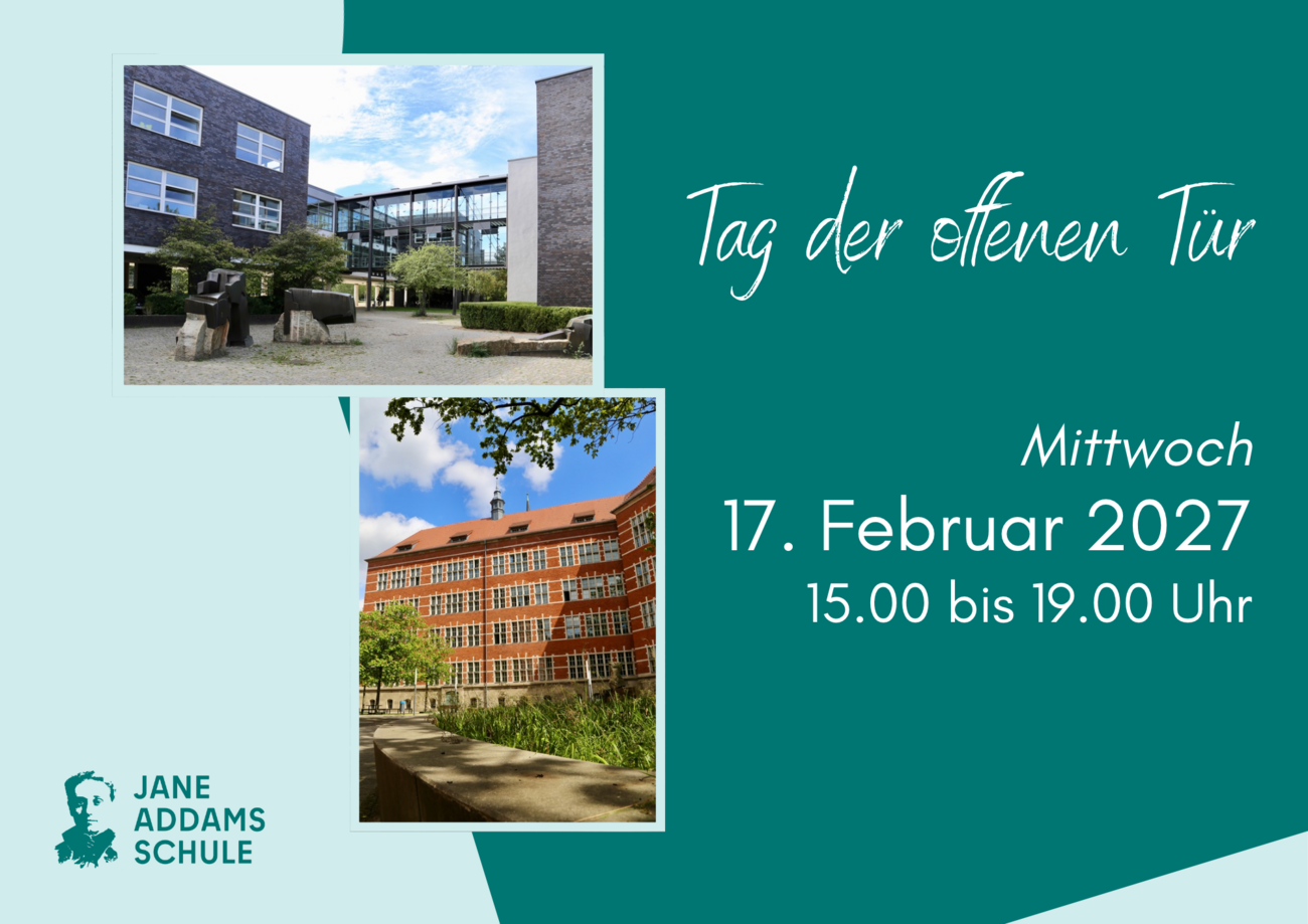 Tag der offenen Tür: Termin 17.2.2027 (15 bis 19 Uhr)