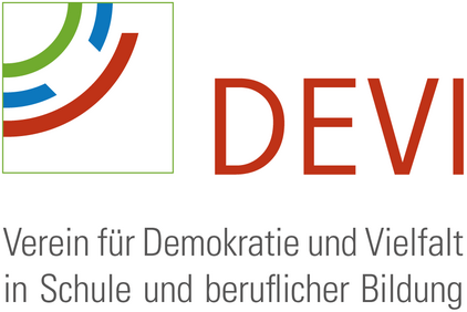 Logo DEVI - Verein für Demokratie und Vielfalt in Schule und Beruflicher Bildung